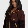A/Div Chaqueta de forro polar Sherpa con botones a presión A/Div Chaqueta de forro polar Sherpa con botones a presión
