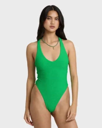 Bañador de una pieza con cuello halter de Tanlines