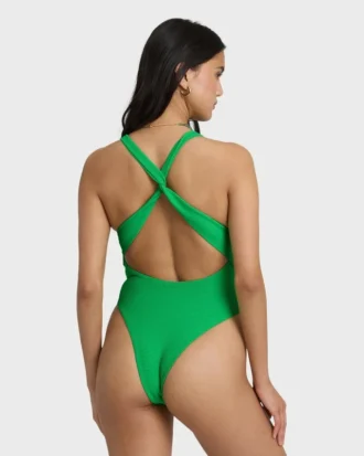 Bañador de una pieza con cuello halter de Tanlines