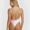 Bañador de una pieza con escote en V profundo Sunny Shore Bañador de una pieza con escote en V profundo Sunny Shore