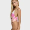 Bañador de una pieza con escote en V profundo Sunny Shore Bañador de una pieza con escote en V profundo Sunny Shore