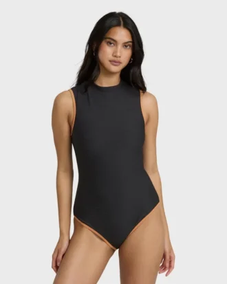 Bañador de una pieza Glider de cuello alto de Tanlines