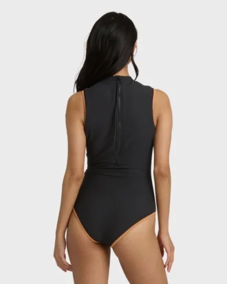 Bañador de una pieza Glider de cuello alto de Tanlines