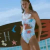 Bañador de una pieza tipo bandeau de verano Lottie Hall Bañador de una pieza tipo bandeau de verano Lottie Hall