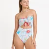 Bañador de una pieza tipo bandeau de verano Lottie Hall Bañador de una pieza tipo bandeau de verano Lottie Hall