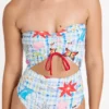 Bañador de una pieza tipo bandeau de verano Lottie Hall Bañador de una pieza tipo bandeau de verano Lottie Hall