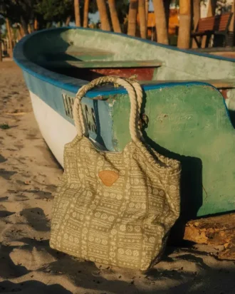 Bolso tote de cuerda