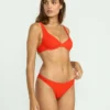 Braguitas de bikini Aloha Tropic en rojo