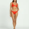 Braguitas de bikini Aloha Tropic en rojo