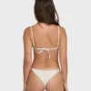 Braguitas de bikini de verano con braguita tanga de corte minúsculo y lazos laterales altos