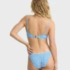 Braguitas de bikini Maui con estampado de mini ondas