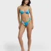Braguitas de bikini mediana Agua Flores Bondi