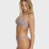 Braguitas de bikini mediana Mini Wave Check Tropic