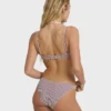 Braguitas de bikini mediana Mini Wave Check Tropic