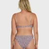 Braguitas de bikini mediana Mini Wave Check Tropic