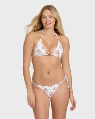 Braguitas de bikini tanga con lazos laterales Sandy Shells