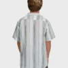 Camisa de manga corta tejida All Day Stripe en pantalones cortos Camisa de manga corta tejida All Day Stripe en pantalones cortos