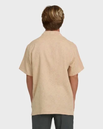 Camisa de pantalón corto tejida de jacquard Garage Nashua Camisa de pantalón corto tejida de jacquard Garage Nashua