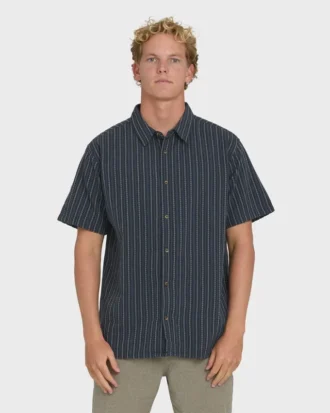 Camisas tejidas de manga corta Garage Sandon Jacquard