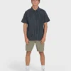 Camisas tejidas de manga corta Garage Sandon Jacquard