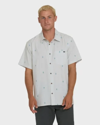 Camisas tejidas de manga corta perforadas A/Div Surftrek