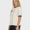 Camiseta de algodón de manga corta Fun Paradise en pantalones cortos Camiseta de algodón de manga corta Fun Paradise en pantalones cortos