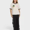 Camiseta de algodón de manga corta Fun Paradise en pantalones cortos Camiseta de algodón de manga corta Fun Paradise en pantalones cortos