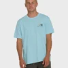 Camiseta de algodón de manga corta Glyph Wave Washed Premium de pantalones cortos
