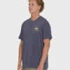Camiseta de algodón de manga corta Glyph Wave Washed Premium de pantalones cortos