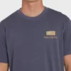 Camiseta de algodón de manga corta Glyph Wave Washed Premium de pantalones cortos