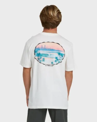 Camiseta de algodón de manga corta premium Nanda Ormond Burleigh Heads Pantalones cortos