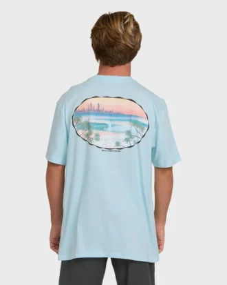 Camiseta de algodón de manga corta premium Nanda Ormond Burleigh Heads Pantalones cortos