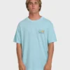 Camiseta de algodón de manga corta Runner Wave Washed Premium