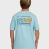 Camiseta de algodón de manga corta Runner Wave Washed Premium