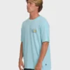 Camiseta de algodón de manga corta Runner Wave Washed Premium