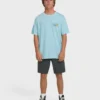 Camiseta de algodón de manga corta Runner Wave Washed Premium
