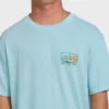 Camiseta de algodón de manga corta Runner Wave Washed Premium