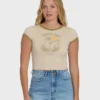 Camiseta de algodón de manga corta Sunny Out