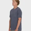 Camiseta de manga corta con bolsillo Essential Wave Washed Premium para pantalones cortos