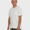Camiseta de manga corta con bolsillo Essential Wave Washed Premium para pantalones cortos