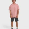 Camiseta de manga corta con bolsillo Essential Wave Washed Premium para pantalones cortos