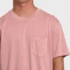 Camiseta de manga corta con bolsillo Essential Wave Washed Premium para pantalones cortos