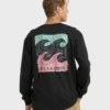 Camiseta de manga larga regular Crayon Wave
