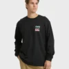 Camiseta de manga larga regular Crayon Wave