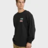 Camiseta de manga larga regular Crayon Wave