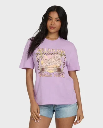 Camiseta de pantalón corto de punto con estampado Reach High