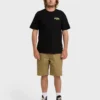 Camiseta de pantalón corto regular con arco encerado