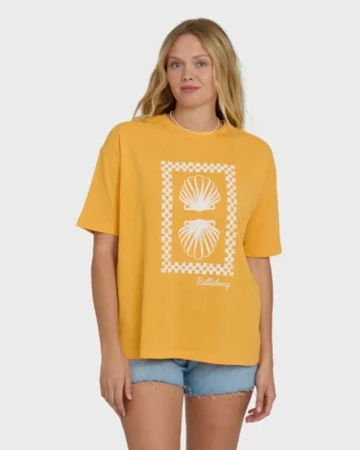 Camiseta de punto de manga corta Balance of Waves