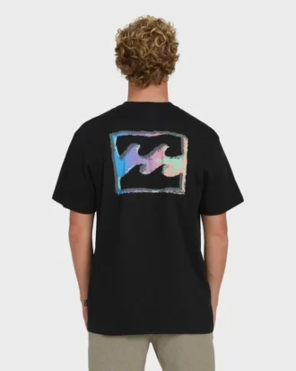 Camiseta de punto de manga corta Crayon Wave Premium