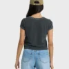Camiseta de punto de manga corta Daily T en pantalones cortos